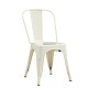 Καρέκλα μεταλλική Nextdeco Loft στοιβαζόμενη ivory 45x48xΥ85εκ Καρέκλα μεταλλική Nextdeco Loft στοιβαζόμενη ivory 45x48xΥ85εκ