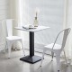 Καρέκλα μεταλλική Nextdeco Loft στοιβαζόμενη ivory 45x48xΥ85εκ Καρέκλα μεταλλική Nextdeco Loft στοιβαζόμενη ivory 45x48xΥ85εκ