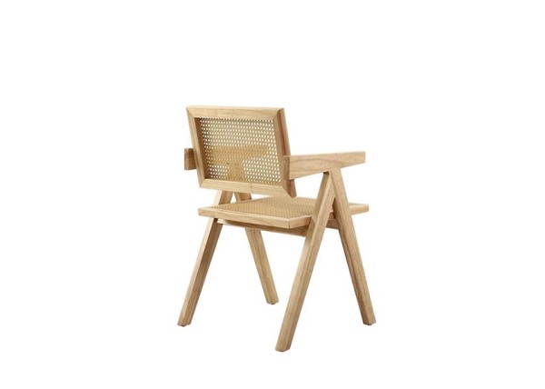 Καρέκλα ξύλινη Nextdeco Benson πλάτη PE Rattan 49,6x57xY805εκ Καρέκλα ξύλινη Nextdeco Benson πλάτη PE Rattan 49,6x57xY805εκ