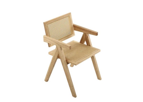 Καρέκλα ξύλινη Nextdeco Benson πλάτη PE Rattan 49,6x57xY805εκ Καρέκλα ξύλινη Nextdeco Benson πλάτη PE Rattan 49,6x57xY805εκ