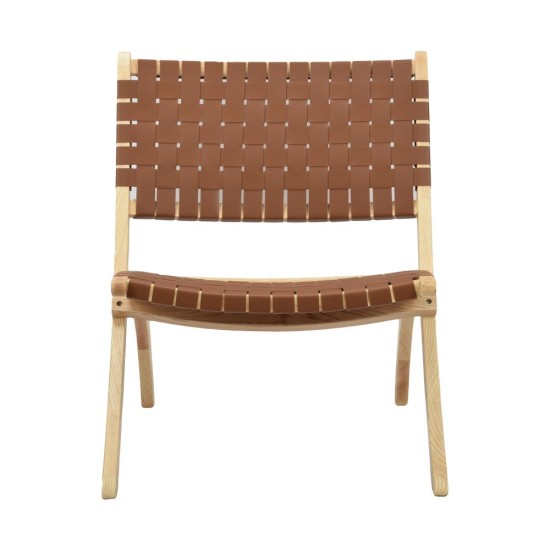 Πολυθρόνα Nextdeco Camel δέρμα και ξύλο Υ78x66x71εκ. Πολυθρόνα Nextdeco Camel δέρμα και ξύλο Υ78x66x71εκ.