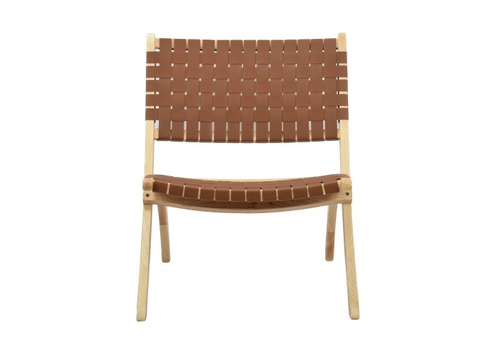Πολυθρόνα Nextdeco Camel δέρμα και ξύλο Υ78x66x71εκ. Πολυθρόνα Nextdeco Camel δέρμα και ξύλο Υ78x66x71εκ.