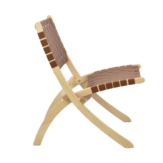 Πολυθρόνα Nextdeco Camel δέρμα και ξύλο Υ78x66x71εκ. Πολυθρόνα Nextdeco Camel δέρμα και ξύλο Υ78x66x71εκ.