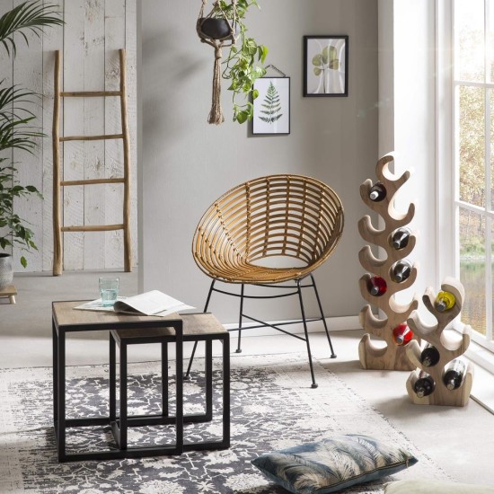 Πολυθρόνα Nextdeco Helios rattan Υ75x70x60εκ. Πολυθρόνα Nextdeco Helios rattan Υ75x70x60εκ.