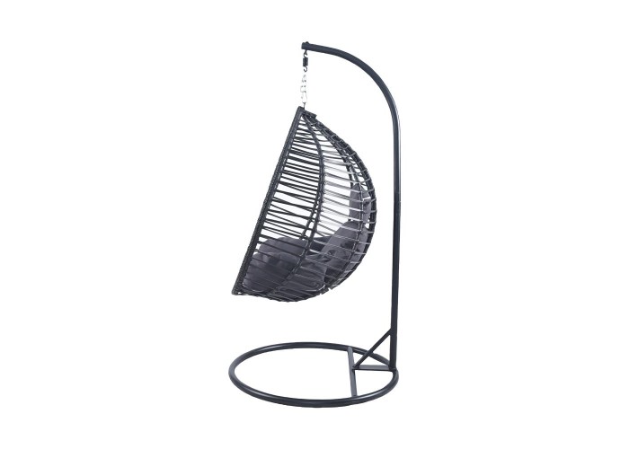 Κρεμαστή Κούνια Nextdeco Nadin rattan με γκρι μαξιλάρια Υ110x118x68εκ. Κρεμαστή Κούνια Nextdeco Nadin rattan με γκρι μαξιλάρια Υ110x118x68εκ.