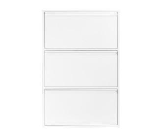 Παπουτσοθήκη μεταλλική Nextdeco με 3 τμήματα λευκή Υ103,5x65,5x15,5εκ. Παπουτσοθήκη μεταλλική Nextdeco με 3 τμήματα λευκή Υ103,5x65,5x15,5εκ.