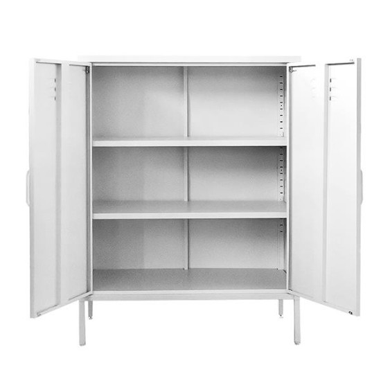 Ντουλάπα μεταλλική Nextdeco δίφυλλη λευκή Υ102x80x40εκ. Ντουλάπα μεταλλική Nextdeco δίφυλλη λευκή Υ102x80x40εκ.