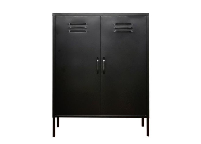 Ντουλάπα μεταλλική Nextdeco δίφυλλη μαύρη Υ102x80x40εκ. Ντουλάπα μεταλλική Nextdeco δίφυλλη μαύρη Υ102x80x40εκ.