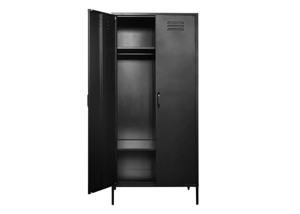 Ντουλάπα μεταλλική Nextdeco δίφυλλη μαύρη Υ170x76x50εκ. Ντουλάπα μεταλλική Nextdeco δίφυλλη μαύρη Υ170x76x50εκ.