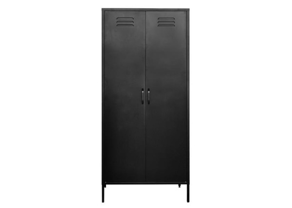 Ντουλάπα μεταλλική Nextdeco δίφυλλη μαύρη Υ170x76x50εκ. Ντουλάπα μεταλλική Nextdeco δίφυλλη μαύρη Υ170x76x50εκ.