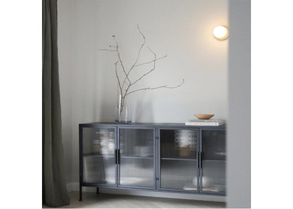 Έπιπλο τηλεόρασης μεταλλικό Nextdeco με ανοιγόμενες πόρτες μαύρο Υ80x150x35εκ. Έπιπλο τηλεόρασης μεταλλικό Nextdeco με ανοιγόμενες πόρτες μαύρο Υ80x150x35εκ.
