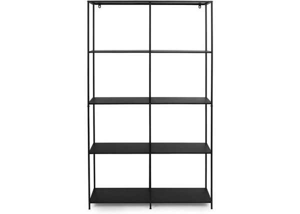Ραφιέρα μεταλλική Nextdeco με 4 ράφια μαύρη Υ175x100x36εκ. Ραφιέρα μεταλλική Nextdeco με 4 ράφια μαύρη Υ175x100x36εκ.