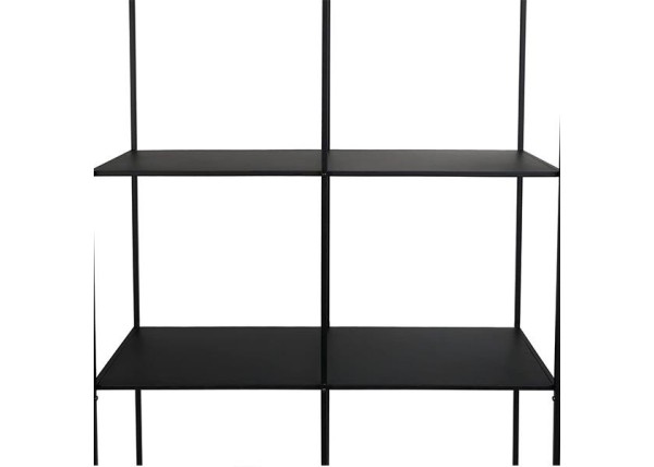 Ραφιέρα μεταλλική Nextdeco με 4 ράφια μαύρη Υ175x100x36εκ. Ραφιέρα μεταλλική Nextdeco με 4 ράφια μαύρη Υ175x100x36εκ.