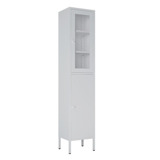 Ντουλάπι μεταλλικό Nextdeco με 2 πόρτες λευκό Υ180x35x30εκ. Ντουλάπι μεταλλικό Nextdeco με 2 πόρτες λευκό Υ180x35x30εκ.