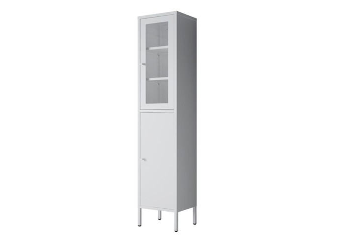 Ντουλάπι μεταλλικό Nextdeco με 2 πόρτες λευκό Υ180x35x30εκ. Ντουλάπι μεταλλικό Nextdeco με 2 πόρτες λευκό Υ180x35x30εκ.