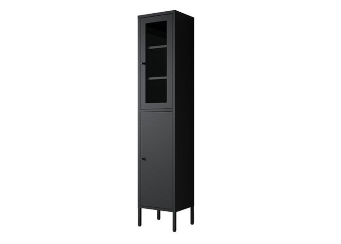 Ντουλάπι μεταλλικό Nextdeco με 2 πόρτες μαύρο Υ180x35x30εκ. Ντουλάπι μεταλλικό Nextdeco με 2 πόρτες μαύρο Υ180x35x30εκ.