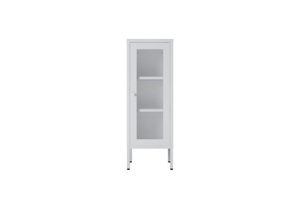 Ντουλάπι μεταλλικό Nextdeco γυάλινο λευκό Υ102x40x40εκ. Ντουλάπι μεταλλικό Nextdeco γυάλινο λευκό Υ102x40x40εκ.