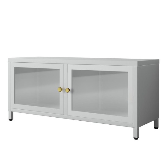 Έπιπλο τηλεόρασης μεταλλικό Nextdeco με ανοιγόμενες πόρτες λευκό Υ40x90x30εκ. Έπιπλο τηλεόρασης μεταλλικό Nextdeco με ανοιγόμενες πόρτες λευκό Υ40x90x30εκ.