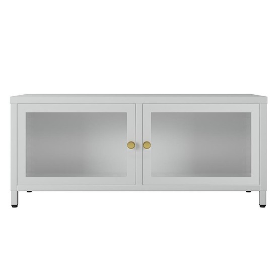 Έπιπλο τηλεόρασης μεταλλικό Nextdeco με ανοιγόμενες πόρτες λευκό Υ40x90x30εκ. Έπιπλο τηλεόρασης μεταλλικό Nextdeco με ανοιγόμενες πόρτες λευκό Υ40x90x30εκ.