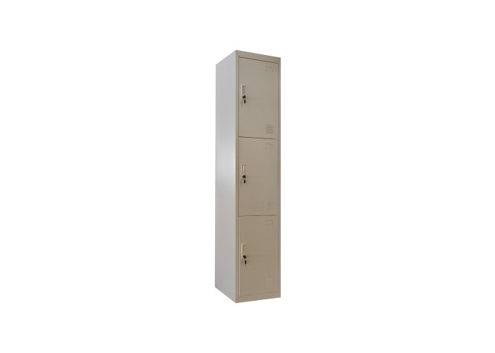 Ντουλάπι μεταλλικό Nextdeco 3 πόρτες με κλειδιά Υ185x38x45εκ. Ντουλάπι μεταλλικό Nextdeco 3 πόρτες με κλειδιά Υ185x38x45εκ.