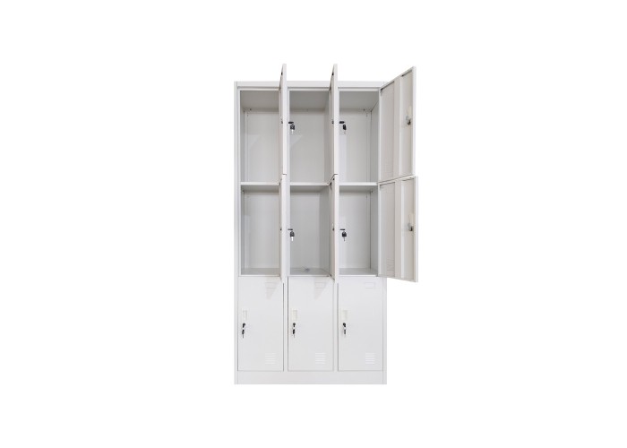 Ντουλάπι μεταλλικό Nextdeco 9 πόρτες με κλειδιά Υ185x90x40εκ. Ντουλάπι μεταλλικό Nextdeco 9 πόρτες με κλειδιά Υ185x90x40εκ.