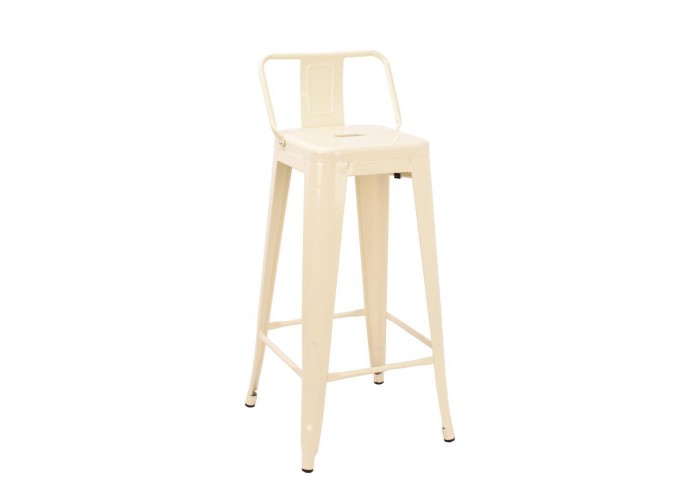 Σκαμπό μεταλλικό Nextdeco Loft κρεμ ματ Υ95εx43x44εκ Σκαμπό μεταλλικό Nextdeco Loft κρεμ ματ Υ95εx43x44εκ