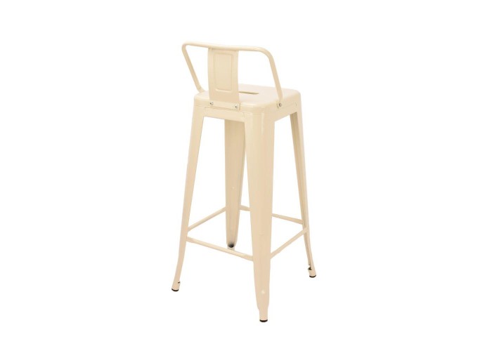 Σκαμπό μεταλλικό Nextdeco Loft κρεμ ματ Υ95εx43x44εκ Σκαμπό μεταλλικό Nextdeco Loft κρεμ ματ Υ95εx43x44εκ