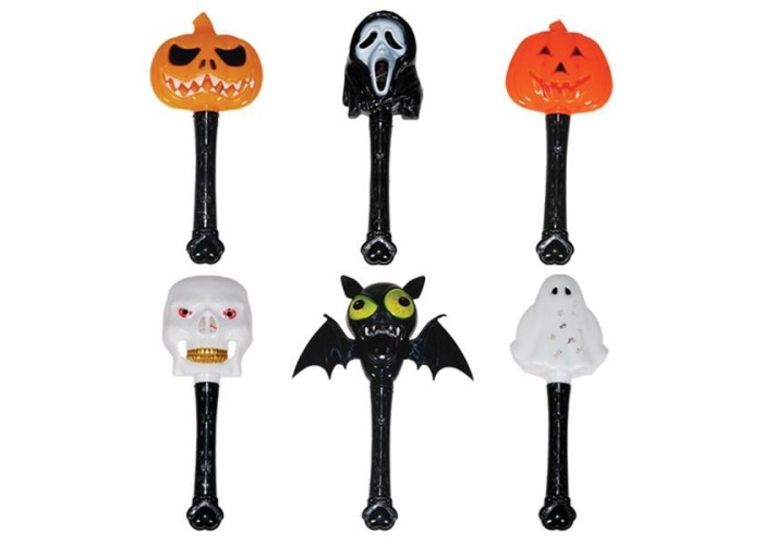 Φωτιζόμενο ραβδί Halloween σε διάφορα σχέδια