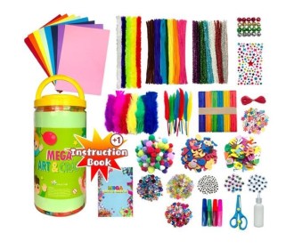 Σετ χειροτεχνίας 1000 τεμ. σε βάζο Y25,5x12εκ Σετ χειροτεχνίας 1000 τεμ. σε βάζο Y25,5x12εκ