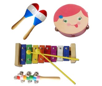 Σετ μουσικών οργάνων σε θήκη 31x31εκ. Σετ μουσικών οργάνων σε θήκη 31x31εκ.