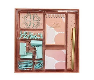 Σετ γραφικής ύλης pink army 40τεμ. σε κουτί δώρου