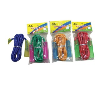 Σχοινάκι σε 4 χρώματα, 2,4μ. με πλαστικές λαβές