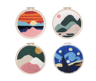 Σετ κεντήματος-εργόχειρο τοπία Υ20x20x2εκ. Σετ κεντήματος-εργόχειρο τοπία Υ20x20x2εκ.