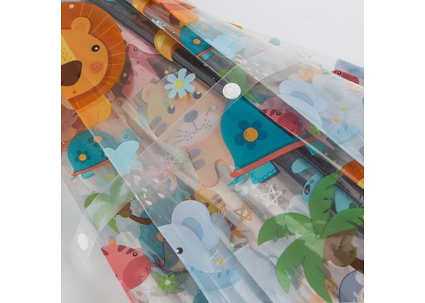 Oμπρέλα παιδική διάφανη με ζωάκια Ø75εκ. Oμπρέλα παιδική διάφανη με ζωάκια Ø75εκ.