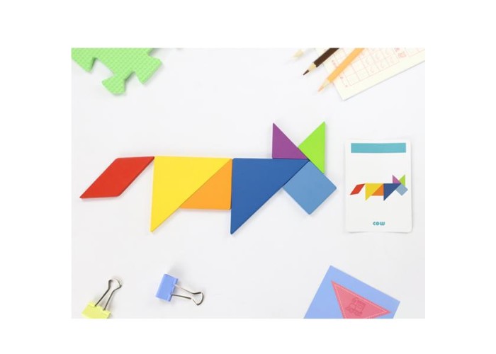 Tangram 7 τεμαχίων σε μεταλλικό κουτί 17x12xΥ3εκ. Tangram 7 τεμαχίων σε μεταλλικό κουτί 17x12xΥ3εκ.