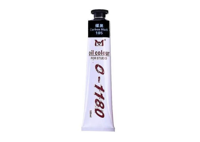Χρώμα λαδιού 105 Carbon black 180ml