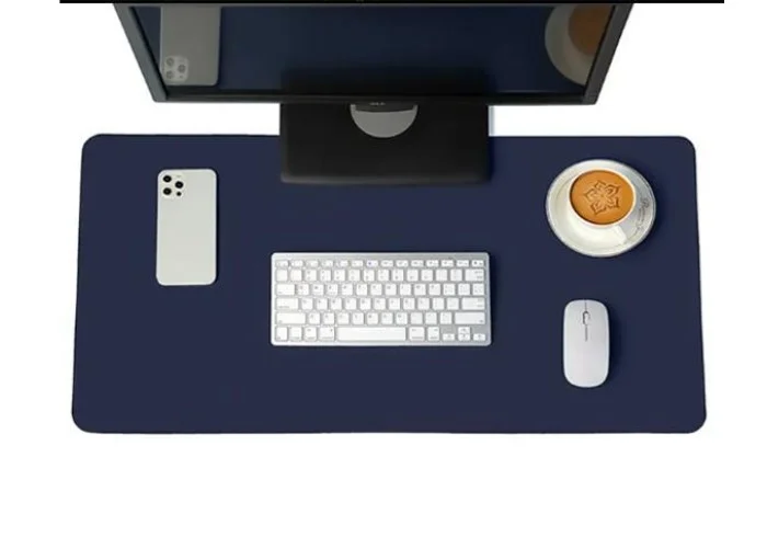 Θερμαινόμενη επιφάνεια - mousepad γραφείου 60x36εκ σκούρη μπλε