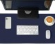 Θερμαινόμενη επιφάνεια - mousepad γραφείου 60x36εκ σκούρη μπλε