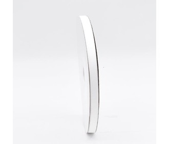 Κορδέλα γκρο 0,60x91εκ, λευκό χρώμα