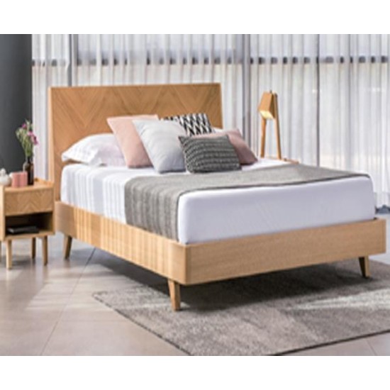 Κρεβάτι διπλό Nextdeco Stanley για στρώμα 160x200εκ. σε φυσικό χρώμα Υ90x168x210εκ. Κρεβάτι διπλό Nextdeco Stanley για στρώμα 160x200εκ. σε φυσικό χρώμα Υ90x168x210εκ.