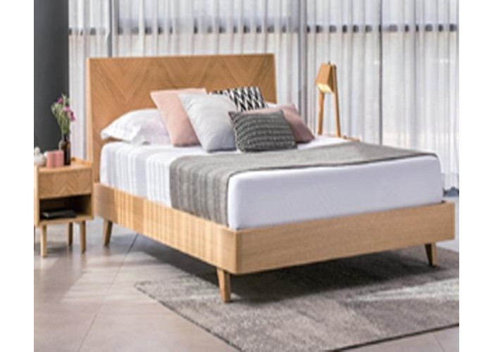Κρεβάτι διπλό Nextdeco Stanley για στρώμα 160x200εκ. σε φυσικό χρώμα Υ90x168x210εκ. Κρεβάτι διπλό Nextdeco Stanley για στρώμα 160x200εκ. σε φυσικό χρώμα Υ90x168x210εκ.
