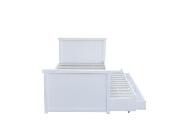 Κρεβάτι μονό Nextdeco Elliot (στρώμα 90x190εκ.) με αποθηκευτικό χώρο λευκό Υ90x100x210εκ Κρεβάτι μονό Nextdeco Elliot (στρώμα 90x190εκ.) με αποθηκευτικό χώρο λευκό Υ90x100x210εκ