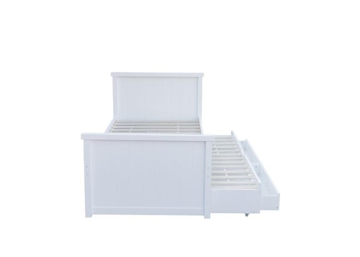 Κρεβάτι μονό Nextdeco Elliot (στρώμα 90x190εκ.) με αποθηκευτικό χώρο λευκό Υ90x100x210εκ Κρεβάτι μονό Nextdeco Elliot (στρώμα 90x190εκ.) με αποθηκευτικό χώρο λευκό Υ90x100x210εκ