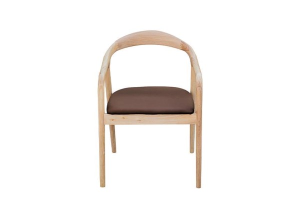 Καρέκλα ξύλινη Nextdeco Jackson καφέ Υ79,5x56x62εκ Καρέκλα ξύλινη Nextdeco Jackson καφέ Υ79,5x56x62εκ
