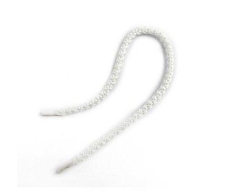 Κορδόνι για χερούλι τσάντας 35εκ., με πλαστικούς ακροδέκτες, λευκό Κορδόνι για χερούλι τσάντας 35εκ., με πλαστικούς ακροδέκτες, λευκό