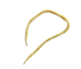 Κορδόνι για χερούλι τσάντας 35εκ., με πλαστικούς ακροδέκτες, χρυσό Κορδόνι για χερούλι τσάντας 35εκ., με πλαστικούς ακροδέκτες, χρυσό