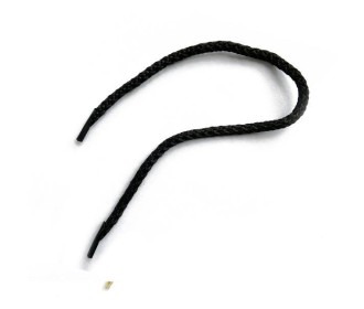 Κορδόνι για χερούλι τσάντας 35εκ., με πλαστικούς ακροδέκτες, μαύρο Κορδόνι για χερούλι τσάντας 35εκ., με πλαστικούς ακροδέκτες, μαύρο