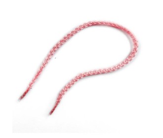 Κορδόνι για χερούλι τσάντας 35εκ., με πλαστικούς ακροδέκτες, ροζ Κορδόνι για χερούλι τσάντας 35εκ., με πλαστικούς ακροδέκτες, ροζ
