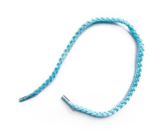 Κορδόνι για χερούλι τσάντας 35εκ., με πλαστικούς ακροδέκτες, γαλάζιο Κορδόνι για χερούλι τσάντας 35εκ., με πλαστικούς ακροδέκτες, γαλάζιο