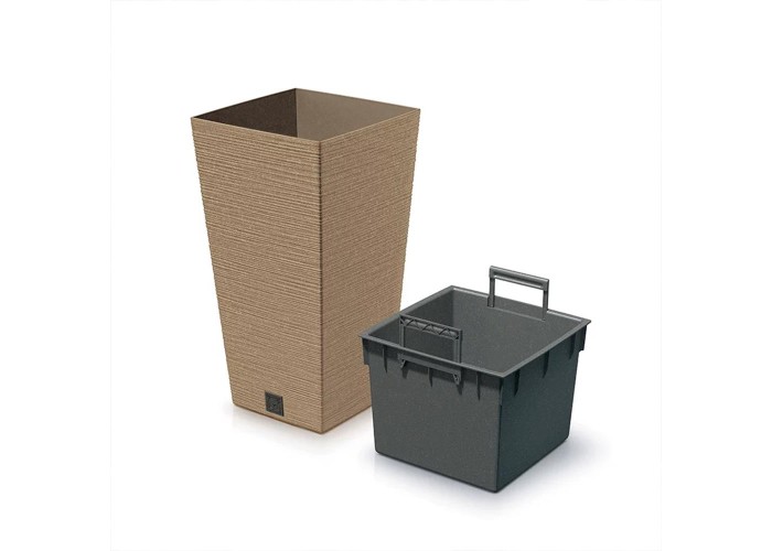 Γλάστρα - κασπώ FURU eco wood Y75,5x39,5x39,5εκ Γλάστρα - κασπώ FURU eco wood Y75,5x39,5x39,5εκ